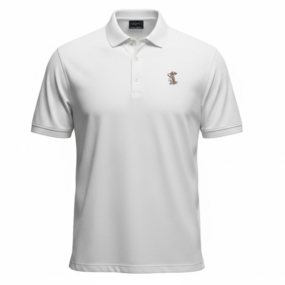 Greg Norman / Fox Hopyard CC Mens Sz16 XX L White Golf Polo Shirt (L45)